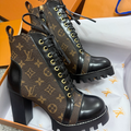 OLS18 Leather Women 9.5CM shoes 35-42 With box