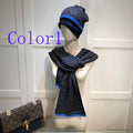 JLT1 Wool Cashmere knitting 55-58CM Hat and Scaft Can choose box