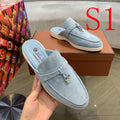 GLS19 Leather shoes Women35-42 Man40-45 Slipper with box